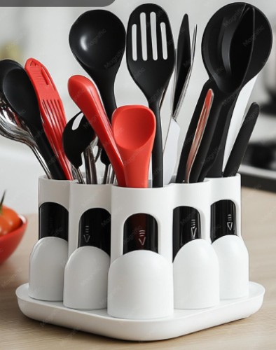 Kitchen Utensil Holder Set with Cooking Tools